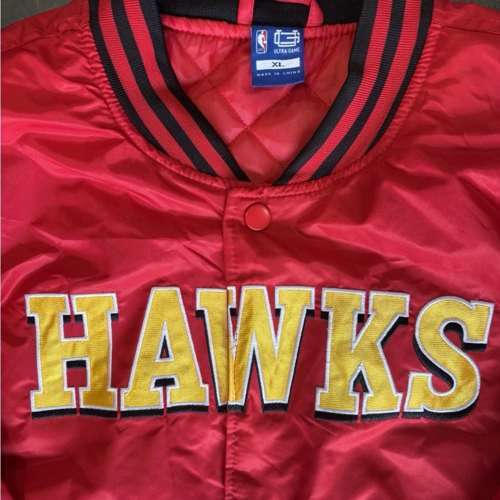 Hawks Red Varsity Bomber